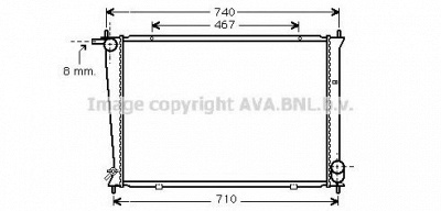 AVA QUALITY COOLING hy2148 -  Радиатор, охлаждение двигателя